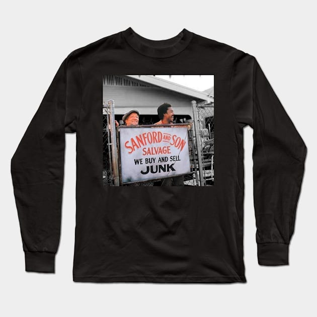 Sanford And Son 1972 Long Sleeve T-Shirt by Wkenca Barada